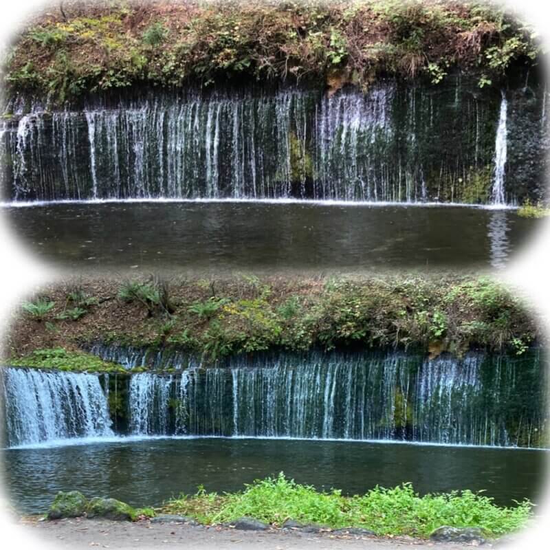 軽井沢　白糸の滝